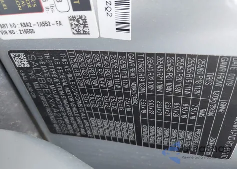 2019 Land Rover Range Rover Velar P250 S from USA, damaged, VIN SALYB2EXXKA216555